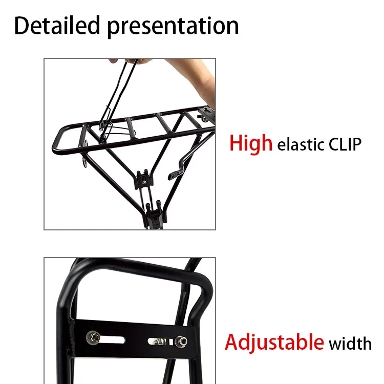 Hot Selling Aluminum Alloy Bicycle Rear Rack Carrier Bike Accessories Wholesales